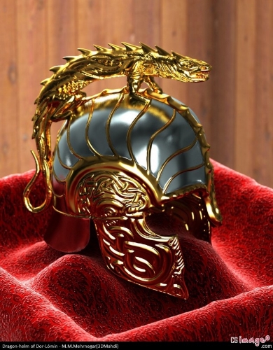 The famous Dragon Helm of Dor-Lomin, passed down from Hurin to Turin.